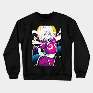 Hunter X Hunter, Neferpitou, hunterxhunter, hunter x hunter, killua, feitan, hisoka, kurapika, leorio, pitou, sparkle, gon Crewneck Sweatshirt